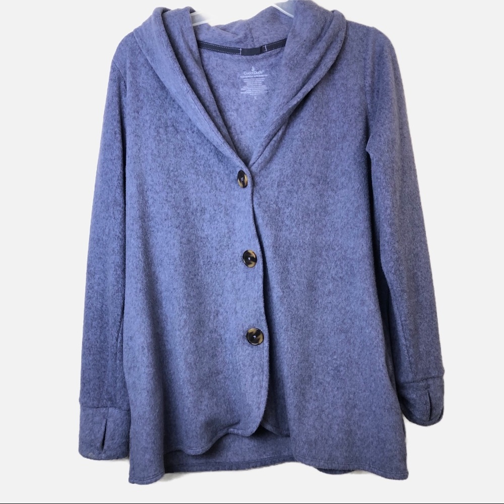 Cuddl Duds Cardigan Shawl Size Small Oversized Cozy Soft